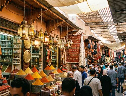 Marokko Souk